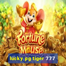 lucky pg tiger 777